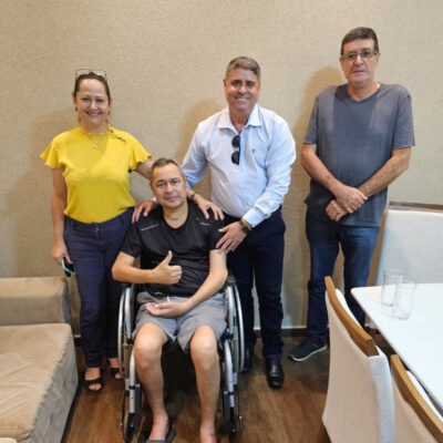 ILUSTRE PRESIDENTE DO TCM/GOB-RO VISITA O GRÃO...