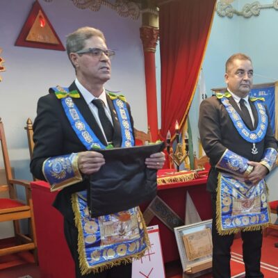 GRÃO-MESTRE CLAUDENILSON ALVES LIDERA COMITIVA...