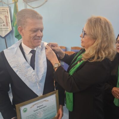 VENERÁVEL DA UTJ RECEBE HONRARIA MÁXIMA DA FRATERNIDADE...